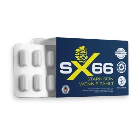 SX66 capsules supplement voor mannelijke energie en prestaties